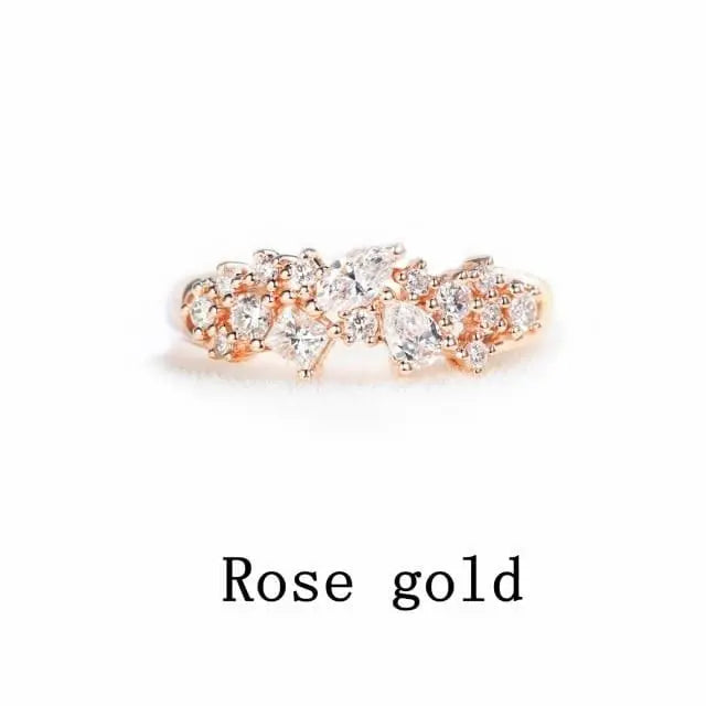 14k Rose / Yellow / White Gold Moissanite Anniversary Band 0.7ctw