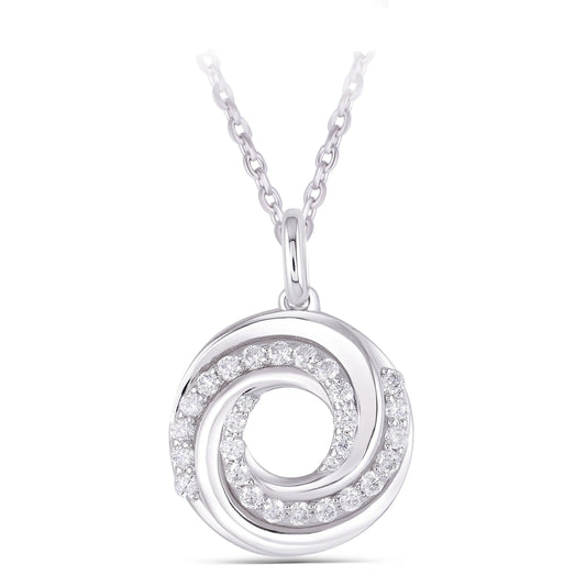 14k White Gold Moissanite Best Necklace for Pendant 0.38ct Total