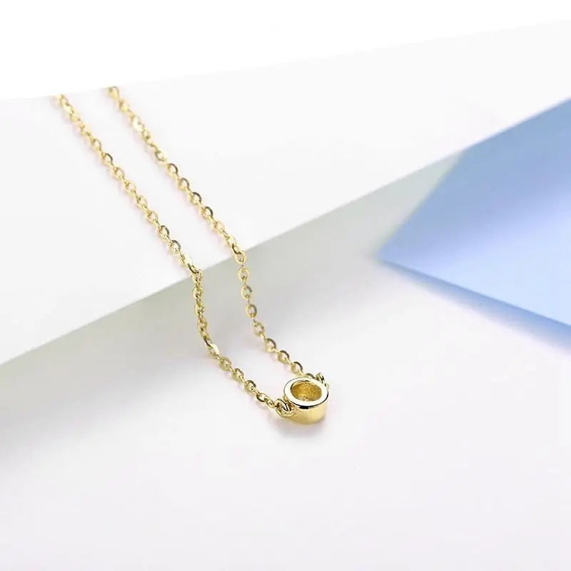 18k Yellow Gold Bracelet for Women With Moissanite Chain 0.1ct