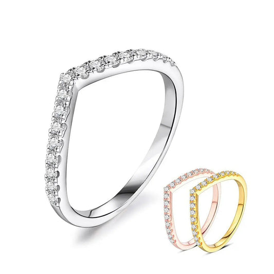 PLATED SILVER MOISSANITE ANNIVERSARY / COOL WEDDING BAND 0.255ctw